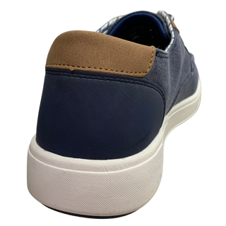 HOMBRE CASUAL ZAPATO CRO TEXTIL NAVY