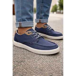 HOMBRE CASUAL ZAPATO CRO TEXTIL NAVY
