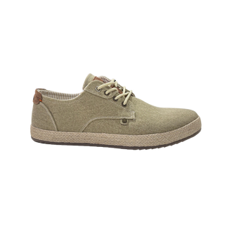 HOMBRE CASUAL ZAPATO LONA BEIGE