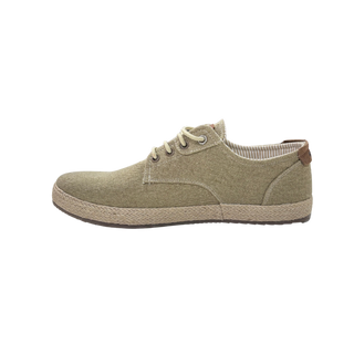 HOMBRE CASUAL ZAPATO LONA BEIGE