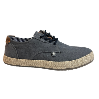 HOMBRE CASUAL ZAPATO CRO LONA NAVY