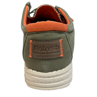 HOMBRE CASUAL ZAPATO CRO LONA KAKI XTI