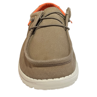 HOMBRE CASUAL ZAPATO CRO LONA TAUPE XTI