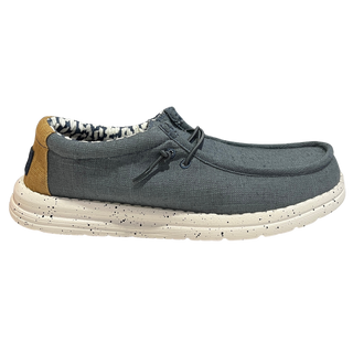 HOMBRE CASUAL ZAPATO CRO LONA NAVY