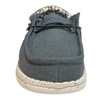 HOMBRE CASUAL ZAPATO CRO LONA NAVY