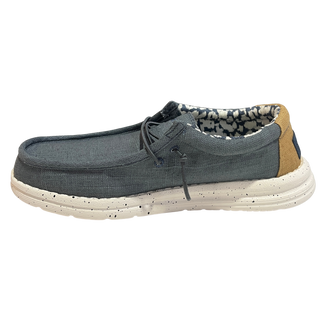 HOMBRE CASUAL ZAPATO CRO LONA NAVY