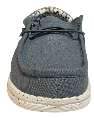 HOMBRE CASUAL ZAPATO CRO LONA NAVY