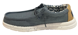 HOMBRE CASUAL ZAPATO CRO LONA NAVY