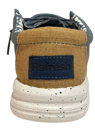 HOMBRE CASUAL ZAPATO CRO LONA NAVY