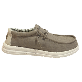 HOMBRE CASUAL ZAPATO CRO LONA TAUPE