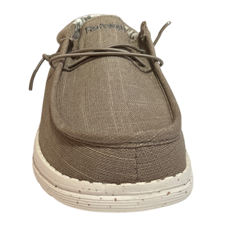 HOMBRE CASUAL ZAPATO CRO LONA TAUPE