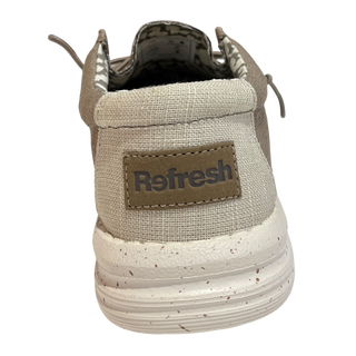HOMBRE CASUAL ZAPATO CRO LONA TAUPE