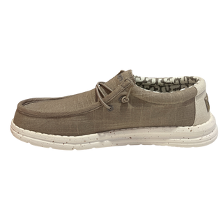 HOMBRE CASUAL ZAPATO CRO LONA TAUPE