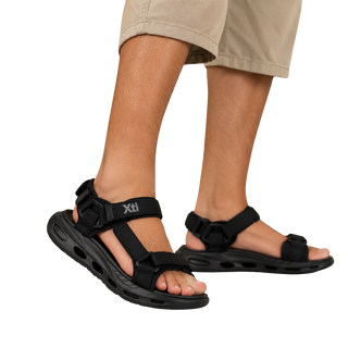 HOMBRE SANDALIA CRO - TEX. NEGRO