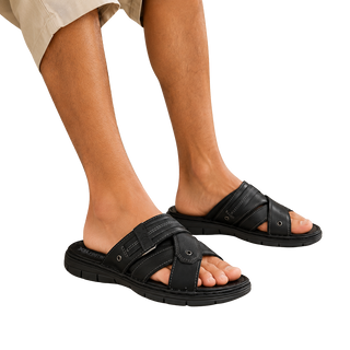 HOMBRE SANDALIA CRO - C. NEGRO