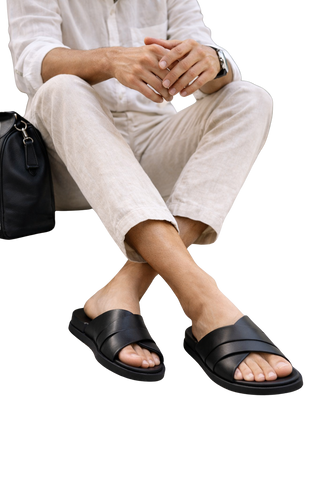 HOMBRE SANDALIA CRO - C. NEGRO