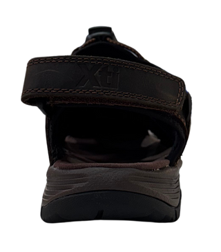 HOMBRE SANDALIA PIEL MARRON