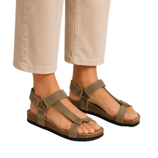 HOMBRE SANDALIA VELERIS TAUPE