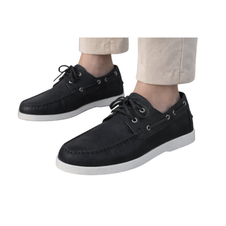 HOMBRE NÁUTICOS ALBION NOBUCK PRETO NEGRO