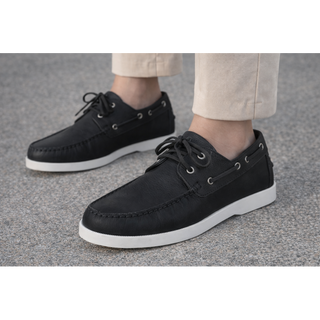 HOMBRE NÁUTICOS ALBION NOBUCK PRETO NEGRO