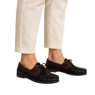 HOMBRE NÁUTICOS ALBION PULL/NOBUCK BROWN/CAMEL