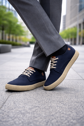 HOMBRE CRB ZAPATO CASUAL CANVI MARINO