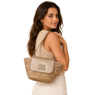 ACCESORIO BOLSO DIARIO DIARIO STRAW NATURAL