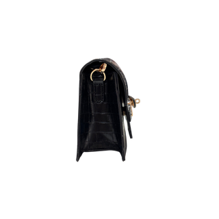 ACCESORIO BOLSOS  CROCO NEGRO