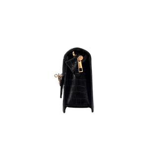 ACCESORIO BOLSOS  CROCO NEGRO