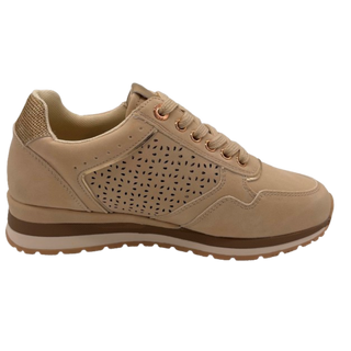 MUJER DEPORTIVA ZAPATO C. BEIGE 142234