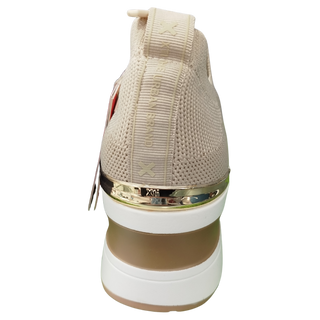 MUJER DEPORTIVA ZAPATO TEXTIL BEIGE