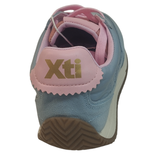 MUJER DEPORTIVA ZAPATO TEXTIL CELESTE