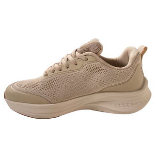MUJER DEPORTIVA ZAPATO TEXTIL BEIGE