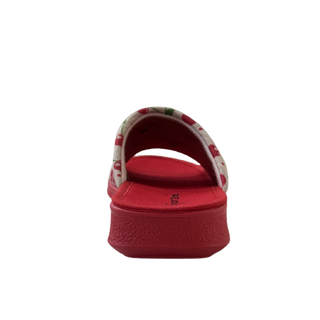 MUJER ZAPATILLAS DE ESTAR POR CASA CEREZAS ROJO