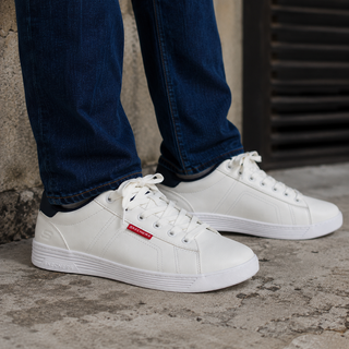 HOMBRE CASUAL SKECHERS BLANCO ENZO