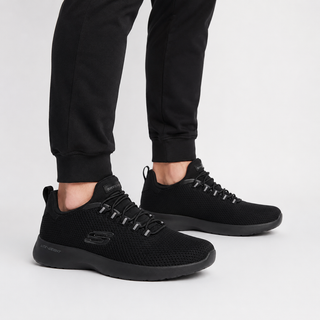 HOMEM DESPORTIVO SKECHERS ELÁSTICO PRETO