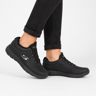 MUJER DEPORTIVA SKECHERS NEGRO OLIVER