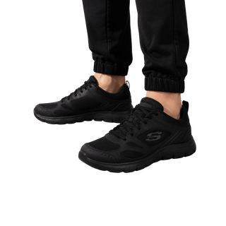 HOMBRE DEPORTIVA SKECHERS  NEGRO HERNAN