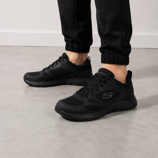 HOMBRE DEPORTIVA SKECHERS  NEGRO HERNAN
