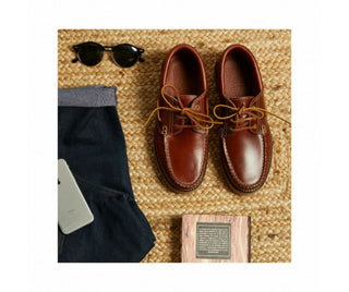 NAUTICOS DE PIEL CLÁSICOS BRANDY - BENAVENTE