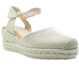 CUÑA ESPARTO ABRIL PLANTILLA MEMORY FOAM BEIG