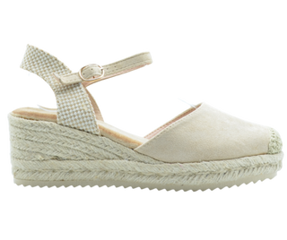 CUÑA ESPARTO ABRIL PLANTILLA MEMORY FOAM BEIG