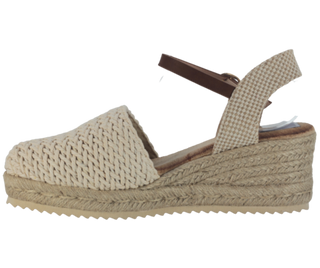 CUÑA ESPARTO JUNIO PLANTILLA MEMORY FOAM BEIG