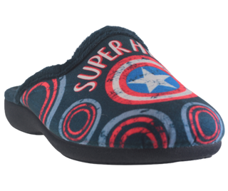 ZAPATILLA PARA EL HOGAR SUAPEL SUPER HEROE MARINO