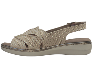 SANDALIA PITILLOS HONEY LAMINADO ORO