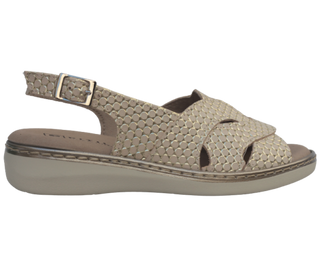 SANDALIA PITILLOS HONEY LAMINADO ORO