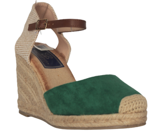 CUÑA ESPARTO MAYO PLANTILLA MEMORY FOAM VERDE