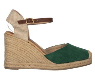 CUÑA ESPARTO MAYO PLANTILLA MEMORY FOAM VERDE