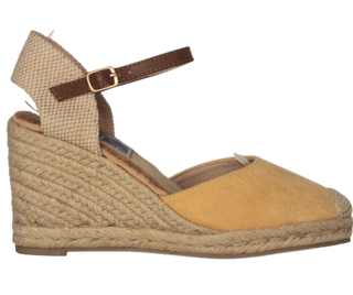 CUÑA ESPARTO MAYO PLANTILLA MEMORY FOAM AMARILLO