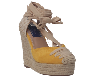 CUÑA ESPARTO IBIZA AMARILLO